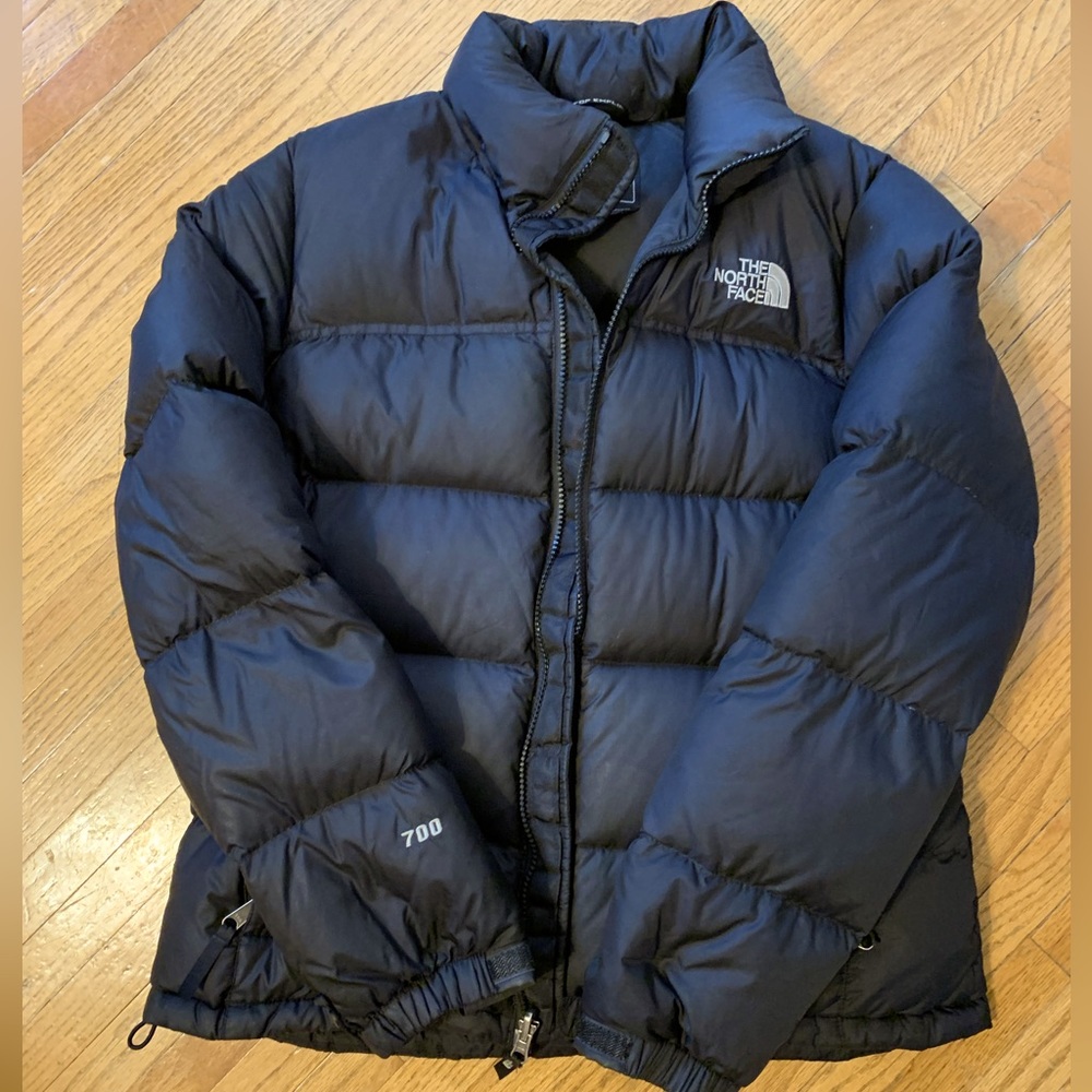 Womens North Face down coat